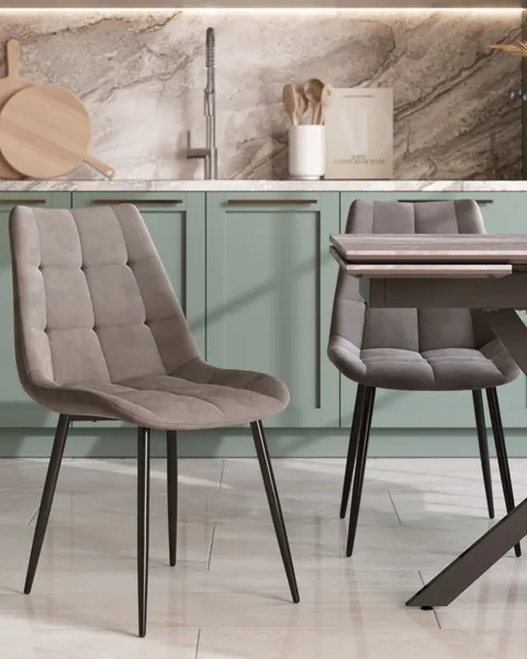 Изображение товара Стул Stool Group Флекс New OS-2499-V (велюр светло-серый)