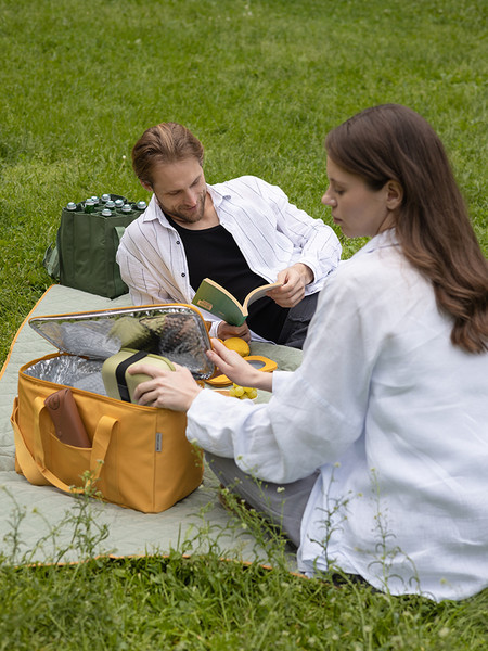 Изображение товара Термосумка Smart Solutions Picnic / SS0000311 (L, горчичный)