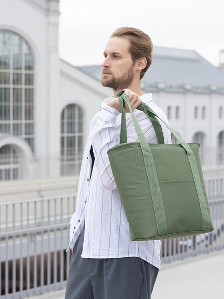 Изображение товара Термосумка Smart Solutions Picnic / SS0000312 (M, темно-зеленый)