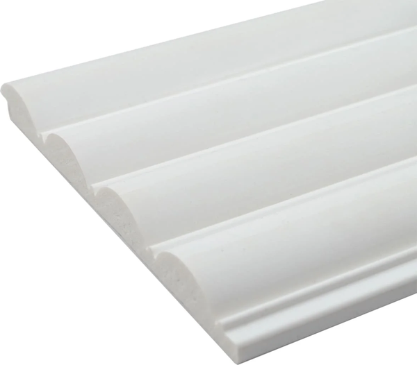 Изображение товара Реечная панель Grace 3D RAIL EAST Волна белая (2700х120х12мм)