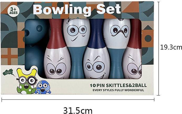 Изображение товара Боулинг детский Labalu 10 кеглей, 2 мяча