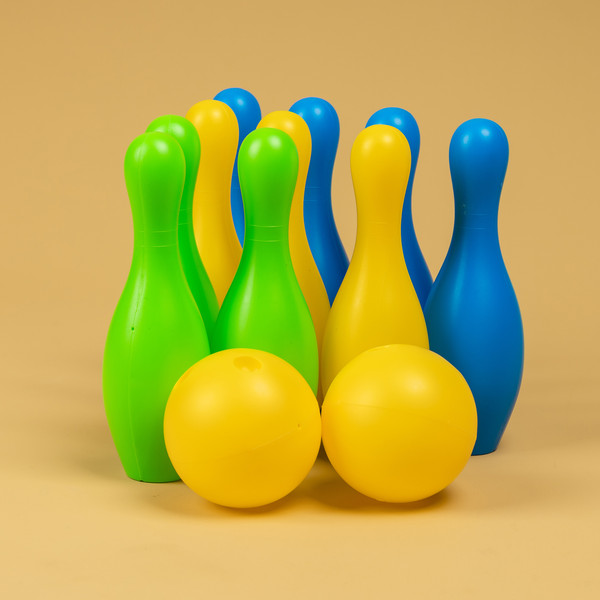 Изображение товара Боулинг детский Labalu Три цвета 22см 