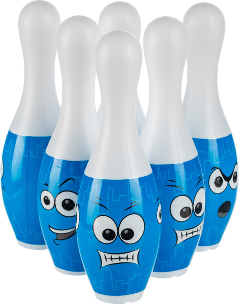 Изображение товара Боулинг детский Labalu Smile 6 кеглей, 2 мяча 25см