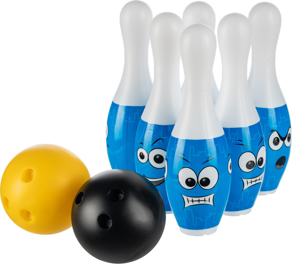 Изображение товара Боулинг детский Labalu Smile 6 кеглей, 2 мяча 25см