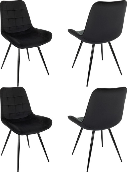 Изображение товара Набор стульев Бюрократ CH-K2 (4шт, черный/Holland 75)