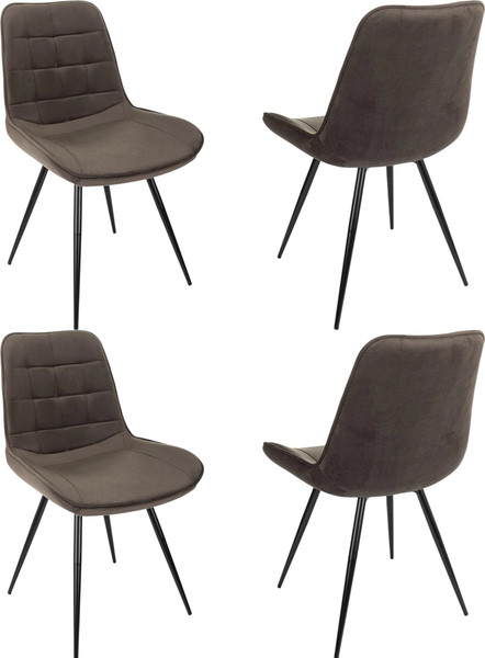 Изображение товара Набор стульев Бюрократ CH-K2 (4шт, коричневый/Holland 74)