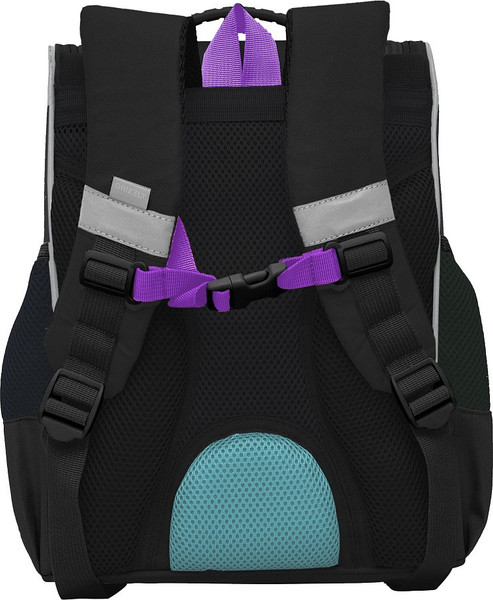 Изображение товара Школьный рюкзак Grizzly RAm-584-8 (черный/лаванда)