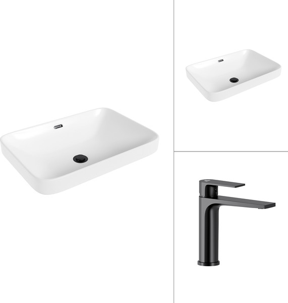 Изображение товара Умывальник со смесителем Lauter 21441B + Reef 21CK678BS