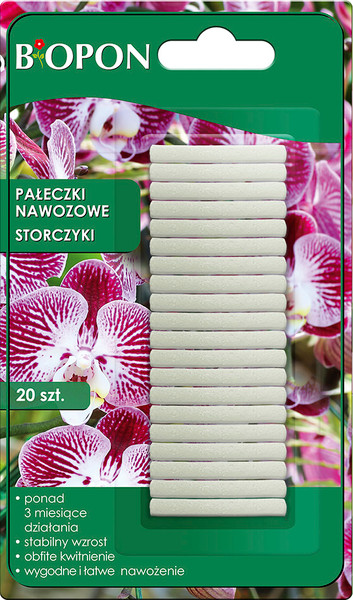 Изображение товара Удобрение Biopon в палочках для орхидей (20шт)