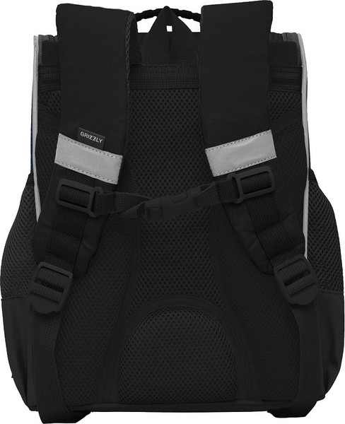 Изображение товара Школьный рюкзак Grizzly RAm-585-3 (черный)