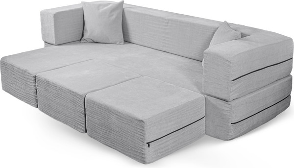 Изображение товара Комплект бескаркасной мебели Sonit Lucky Eclipse 07 (светло-серый)