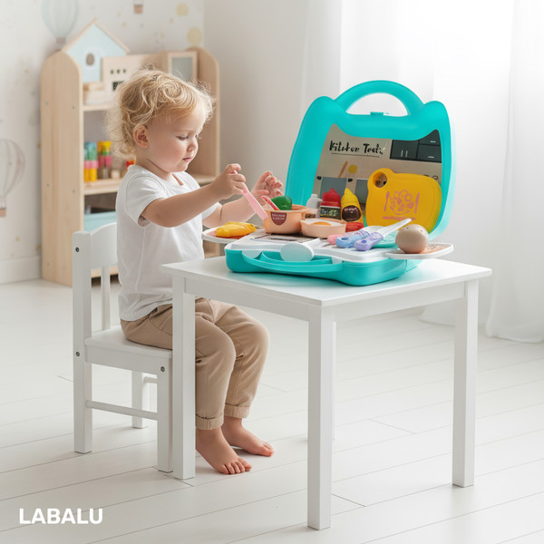 Изображение товара Детская кухня Labalu Портативный набор в коробке 2 в 1