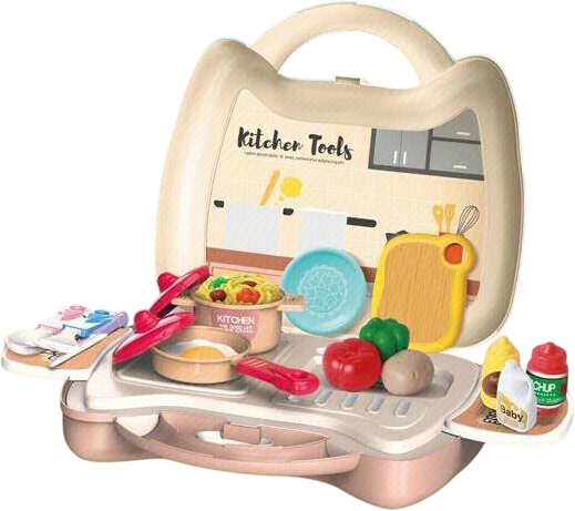 Изображение товара Детская кухня Labalu Портативный набор в коробке 2 в 1