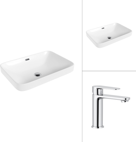 Изображение товара Умывальник со смесителем Lauter 21441B + Moon 21СK691C