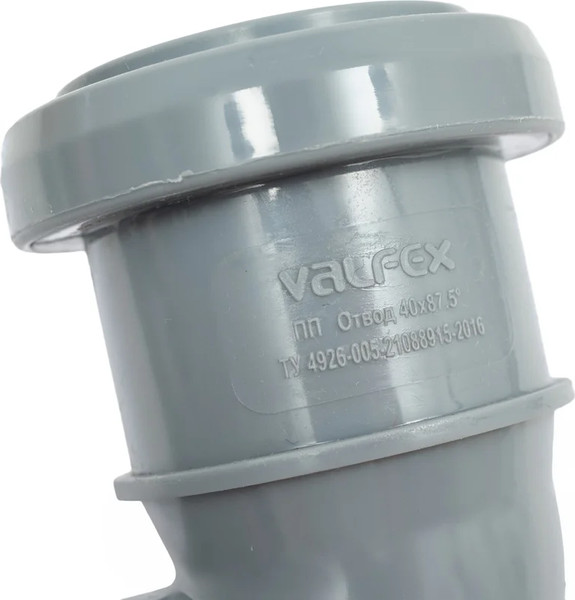 Изображение товара Отвод внутренней канализации Valfex 87.5x40мм 330/15 / 20101040