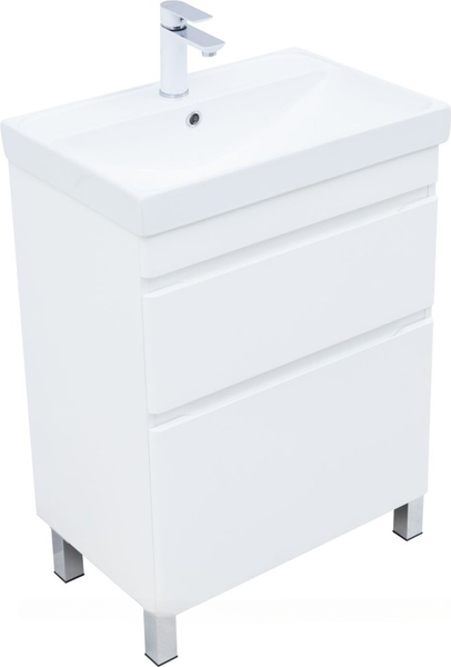 Изображение товара Тумба под умывальник Aquanet Слим 60 2ящ / 346042 (белый сатин)