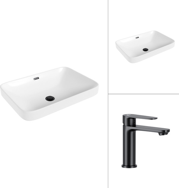 Изображение товара Умывальник со смесителем Lauter 21441B + Moon 21СК691BS