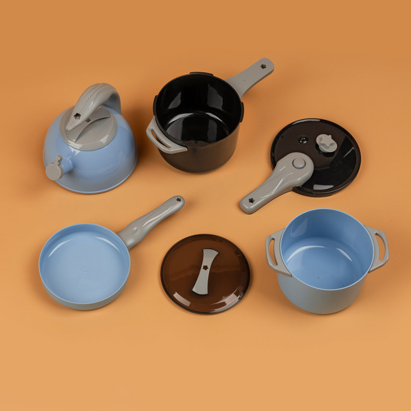 Изображение товара Кухонная плита игрушечная Labalu С индукционной плитой (42 предмета)