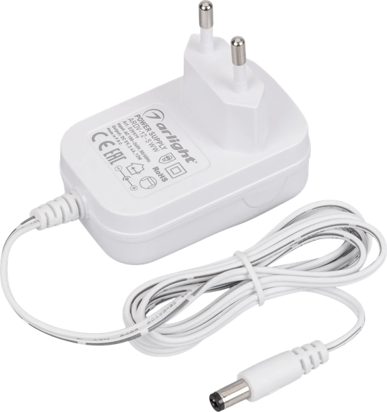 Изображение товара Блок питания для светильника Arlight ARDV-12-5WW 5V 2.4A 12W / 039979