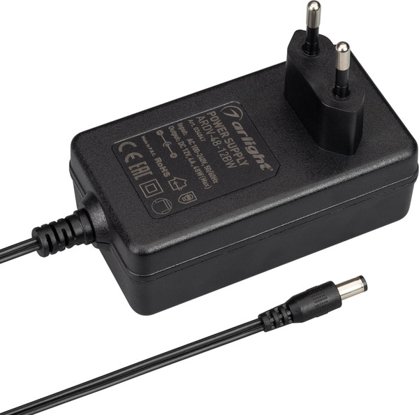Изображение товара Блок питания для светильника Arlight ARDV-48-12BW 12V 4.0A 48W / 034847