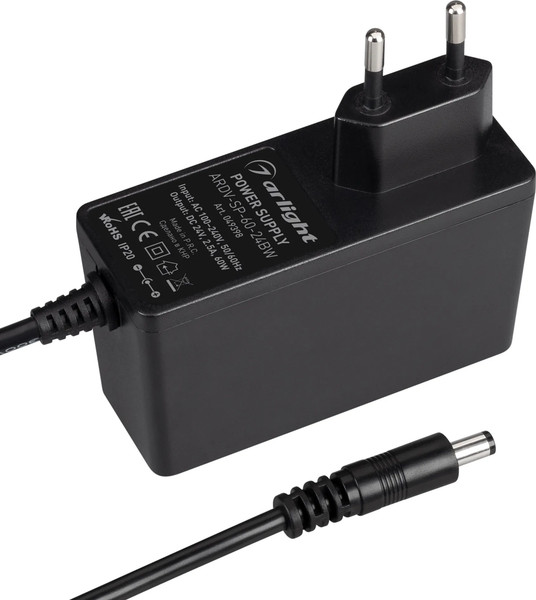 Изображение товара Блок питания для светильника Arlight ARDV-SP-60-24BW 24V 2.5A 60W / 049398
