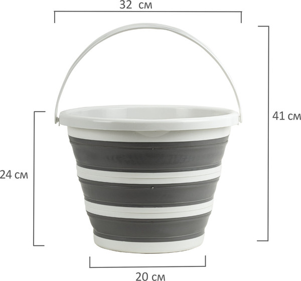 Изображение товара Ведро Laima Home. Складное / 608668 (10л)