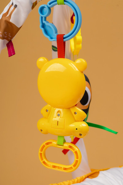 Изображение товара Развивающий коврик Labalu Музыкальный с люлькой (оранжевый)