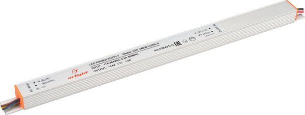 Изображение товара Блок питания для светильника Arlight ARV-24036-LONG-D 24V 1.5A 36W / 026421(1)