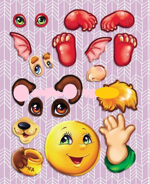 Изображение товара Набор наклеек Учитель-Канц Fairy Tale Characters. Сказочные герои (4680088300146)