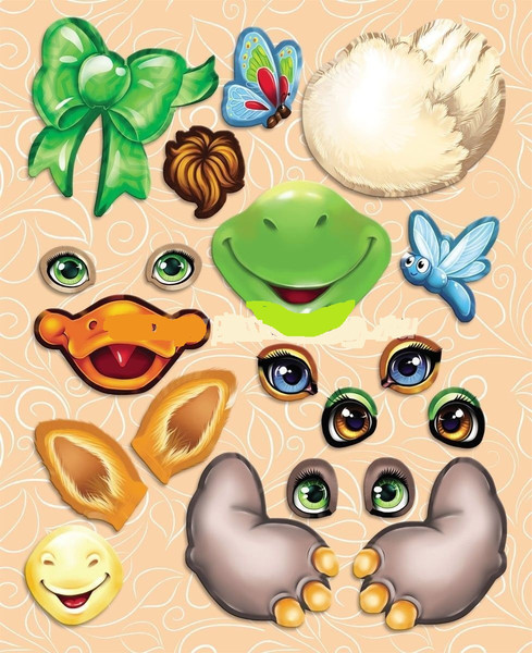 Изображение товара Набор наклеек Учитель-Канц Funny Animals. Веселые животные: английский (4680088300122)