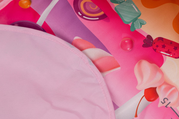 Изображение товара Развивающий коврик Labalu С зеркалом прямоугольный (радужный)