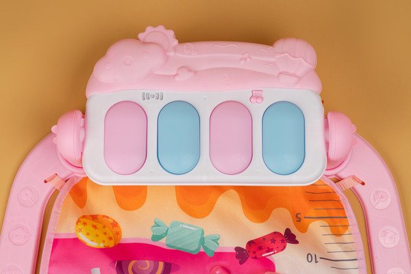 Изображение товара Развивающий коврик Labalu С зеркалом прямоугольный (радужный)