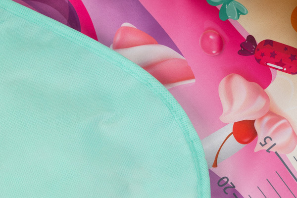 Изображение товара Развивающий коврик Labalu С зеркалом прямоугольный (бирюзовый)