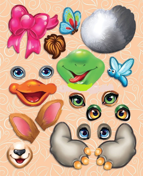 Изображение товара Набор наклеек Учитель-Канц Nice Animals. Забавные животные: английский (4680088300139)
