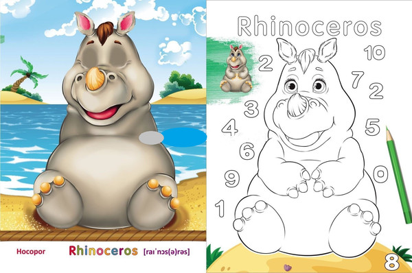 Изображение товара Набор наклеек Учитель-Канц Nice Animals. Забавные животные: английский (4680088300139)