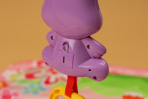 Изображение товара Развивающий коврик Labalu Голубой слон прямоугольный (розовый)