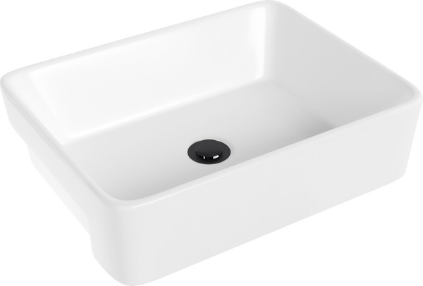 Изображение товара Умывальник со смесителем Lauter 21675 + Sky 21СК533BS + сифон 21635B + донный клапан 21190B (черный матовый)