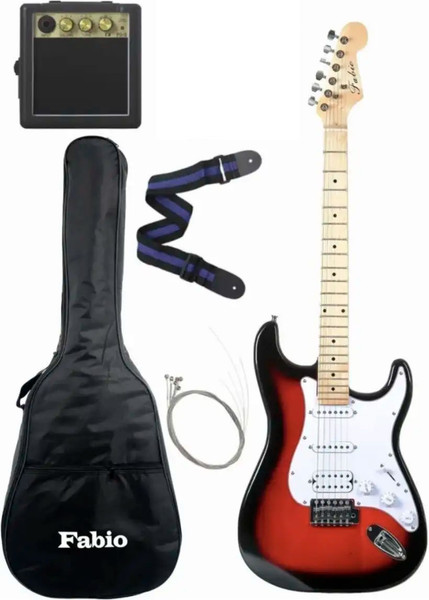 Изображение товара Электрогитара Fabio ST200 RDS (комплект аксессуаров, руководство)