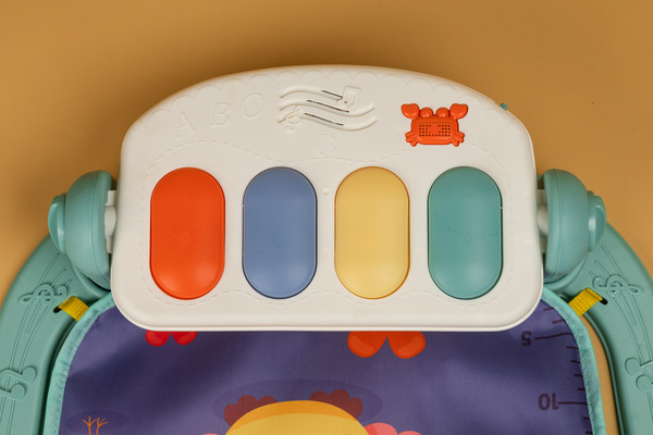 Изображение товара Развивающий коврик Labalu Розовая сова прямоугольный (синий)