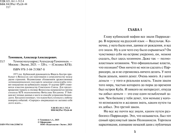 Изображение товара Книга Эксмо Темное полушарие, твердая обложка (Тамоников Александр)