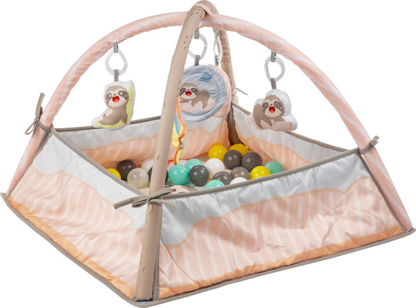 Изображение товара Развивающий коврик Labalu С бортами (розовый)