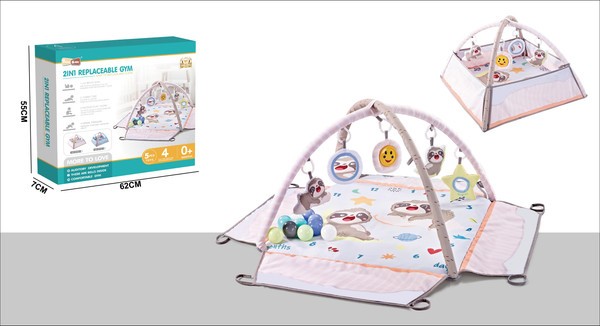 Изображение товара Развивающий коврик Labalu С бортами (розовый)