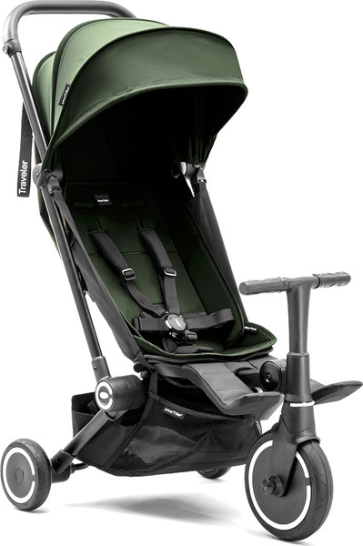 Изображение товара Трехколесный велосипед с ручкой Smart Trike Traveler. Forest Green / 5900801