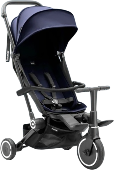 Изображение товара Трехколесный велосипед с ручкой Smart Trike Traveler. Midnight Blue / 5900804