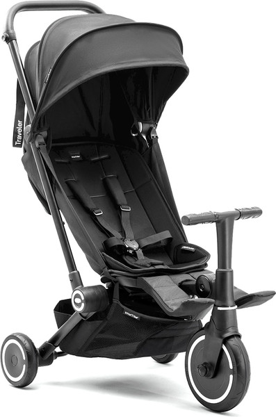 Изображение товара Трехколесный велосипед с ручкой Smart Trike Traveler. Onyx black / 5900800