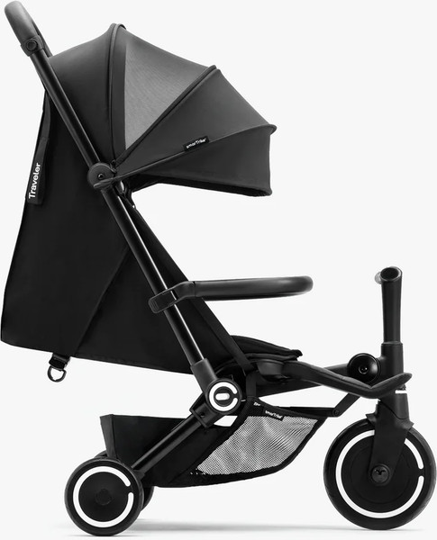 Изображение товара Трехколесный велосипед с ручкой Smart Trike Traveler. Onyx black / 5900800