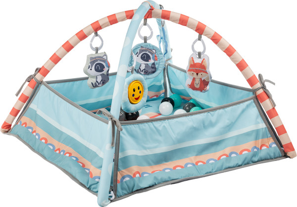 Изображение товара Развивающий коврик Labalu С бортами (голубой)