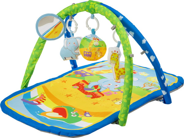 Изображение товара Развивающий коврик Labalu Прямоугольный (синий)