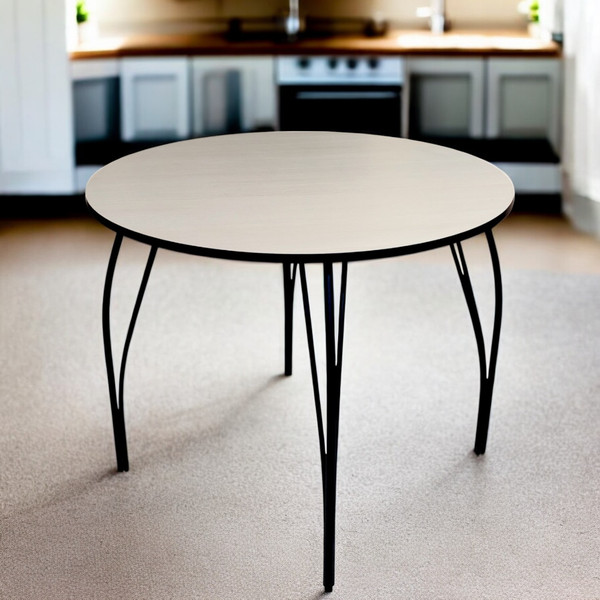 Изображение товара Обеденный стол Arvento Флок круглый D900 (бодега)