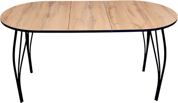 Изображение товара Обеденный стол Arvento Флок 2 раздвижной овал 110-140х70 (дуб вотан)